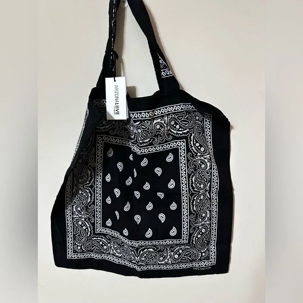 NWT Arizona Love Women's Bandana Cotton Tote Bag
